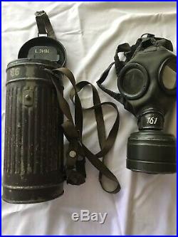 WWII German Gas Mask with original strap