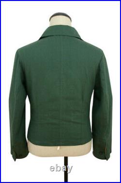 WWII German Heer panzer summer HBT reed green wrap/jacket type I M