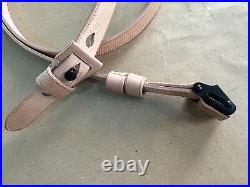 WWII German K98 98K RIFLE SLING (Repro) NATURAL Leather (Lot of 20 Units)