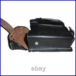 WWII German K98 Black Leather Ammo Pouch x 5 Sets (10 Pieces) v021
