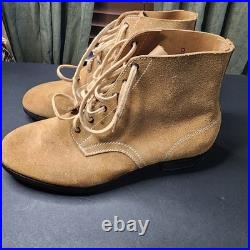 WWII German Knobelbecher Marschstiefel Rough Leather Lowcut Mens Boots Hobnails
