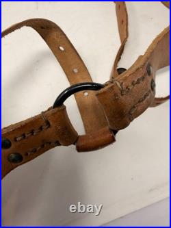 WWII German Leather Y-Strap Harness Fröhlich & Kreß Pirmasens 1941 Marked