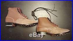 WWII German Low Boots Size 11 with Hobnails