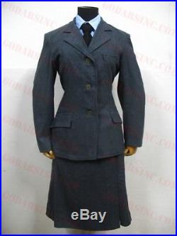 WWII German Luftwaffe Helferin Uniform Sets (Jacket, Skirt, Shirt, Cap, Tie) XL