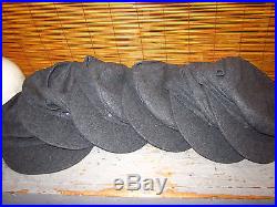 WWII German Luftwaffe M43 Field Hat, Blue Wool Cap, Large Size 7 1/2