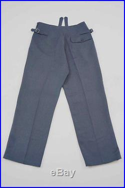 WWII German Luftwaffe Officer Gabardine Straight Trousers