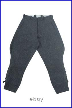 WWII German Luftwaffe officer blue grey wool breeches S/32 ONLY