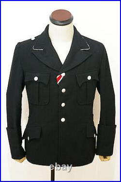 WWII German M32 elite officer black wool tunic 2XL ONLY