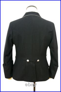 WWII German M32 elite officer black wool tunic 2XL ONLY