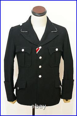 WWII German M32 elite officer black wool tunic XL ONLY