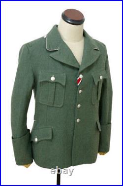 WWII German M34 elite officer field grey wool tunic L ONLY