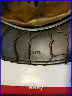 WWII German M35 Chicken wire Normandy Camo Helmet