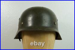 WWII German M35 Helmet ET64 Size 56 Leather Liner 1939