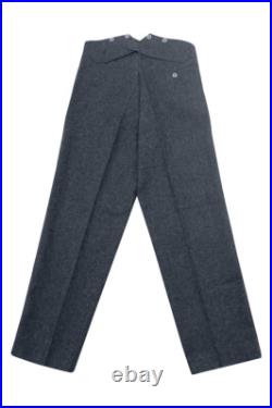 WWII German M35 Luftwaffe blue grey wool trousers 2XL/40 ONLY