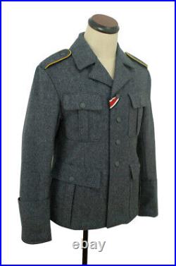 WWII German M35 Luftwaffe blue grey wool tunic M ONLY