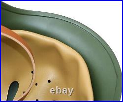 WWII German M35 Replica Steel Helmet withNet Cover Green Soldier Stahlhelm Gift