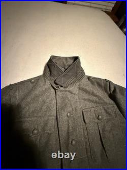 WWII German M37 Tunic Field Wool (Reproduction) Chest Size LARGE