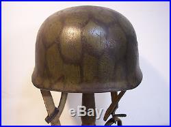 WWII German M38 Fallschirmjager Chickenwire Pattern Helmet