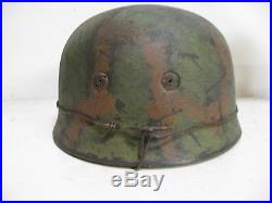 WWII German M38 Fallschirmjager Sturm Regiment Normandy Paratrooper Helmet