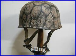 WWII German M38 Fallschirmjager Winter Chickenwire pattern Paratrooper Helmet