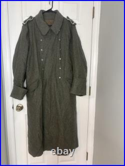 WWII German M40 Greatcoat 42 Chest Amazing Repro Late 90's