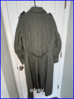 WWII German M40 Greatcoat 42 Chest Amazing Repro Late 90's