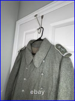 WWII German M40 Greatcoat 42 Chest Amazing Repro Late 90's