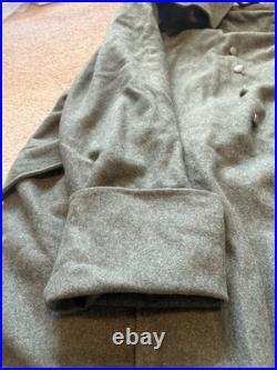 WWII German M40 Greatcoat 42 Chest Amazing Repro Late 90's