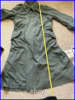 WWII German M40 Greatcoat 42 Chest Amazing Repro Late 90's