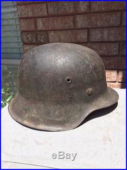 WWII German M42 Heer Army Helmet With Single Decal ET64