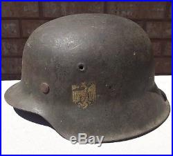 WWII German M42 Heer Army Helmet With Single Decal ET64