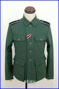 WWII German M42 elite summer HBT reed green field tunic 3XL ONLY WWII German M42 elite summer HBT reed green field tunic 3XL ONLY