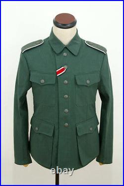WWII German M42 heer summer HBT reed green field tunic M ONLY