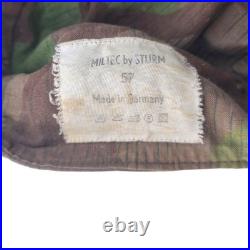 WWII German M43 Cap Splinter Camouflage Miltec Strum Sz 57