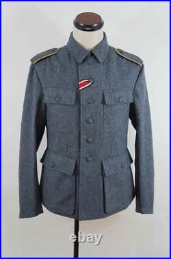 WWII German M43 Luftwaffe blue grey wool tunic 2XL ONLY