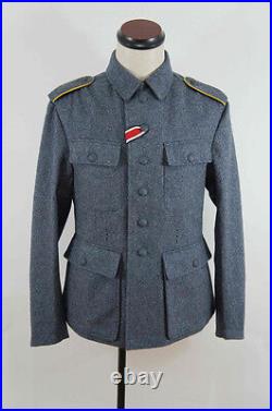 WWII German M43 Luftwaffe blue grey wool tunic L ONLY