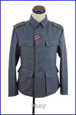 WWII German M43 Luftwaffe blue grey wool tunic S ONLY