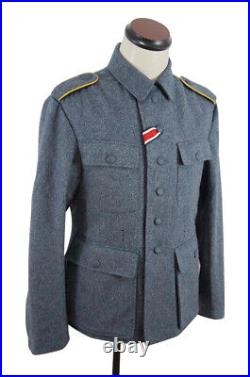 WWII German M43 Luftwaffe blue grey wool tunic S ONLY