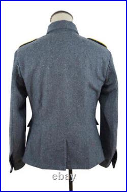 WWII German M43 Luftwaffe blue grey wool tunic S ONLY