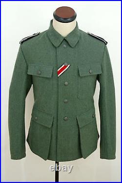 WWII German M43 elite field wool tunic Feldbluse 2XL ONLY