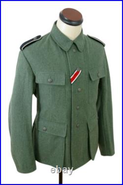 WWII German M43 elite field wool tunic Feldbluse M ONLY