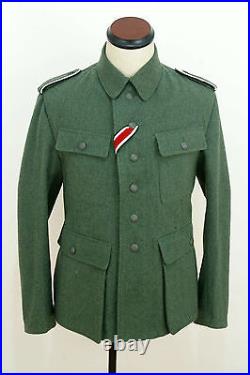 WWII German M43 heer field wool tunic Feldbluse XL ONLY