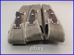 WWII German Military Canvas MP38/40 Ammo Clip Pouch Holder Reproduction