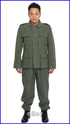 WWII German Military M43 Wh Em Field Wool Uniform Jacket And Trousers XXL