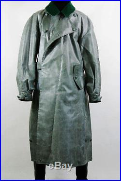 WWII German Motorcyclist raincoat rubber replica 2XL