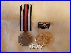 WWII German Navy Submariner Badge & Iron Cross awards-militaria