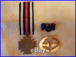 WWII German Navy Submariner Badge & Iron Cross awards-militaria