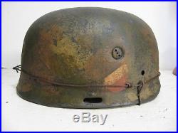 WWII German RARE M37 Fallschirmjager Normandy Paratrooper Helmet