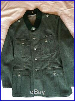 WWII German Reproduction WH Heer Army M36 Tunic, Made in USA by On the ...