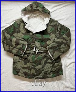WWII German SS reversible winter parka in a Splinter camouflage pattern